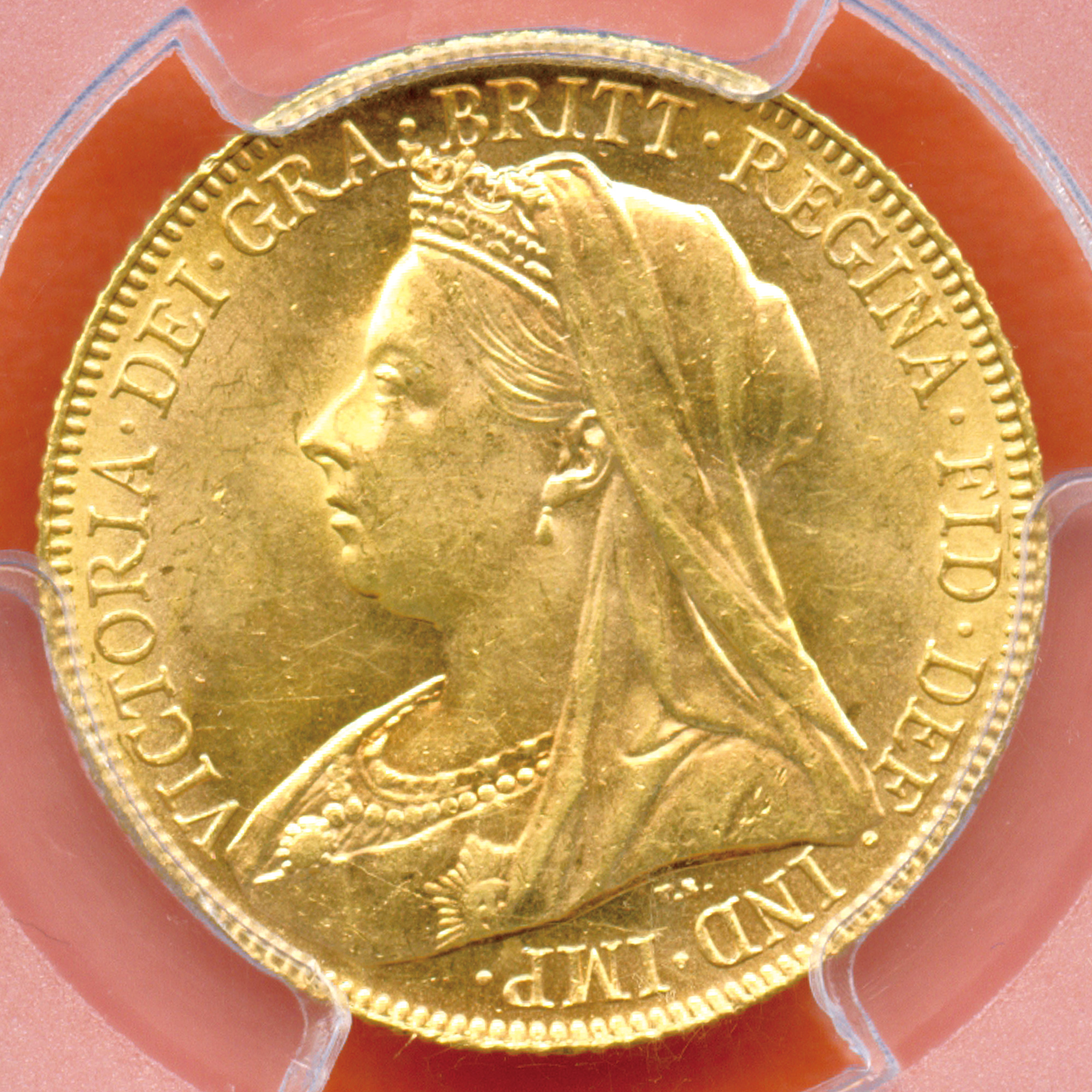 イギリス ソブリン金貨 1901 ヴィクトリア女王 最終発行年 PGCS MS62｜DreamCoin（ドリームコイン）