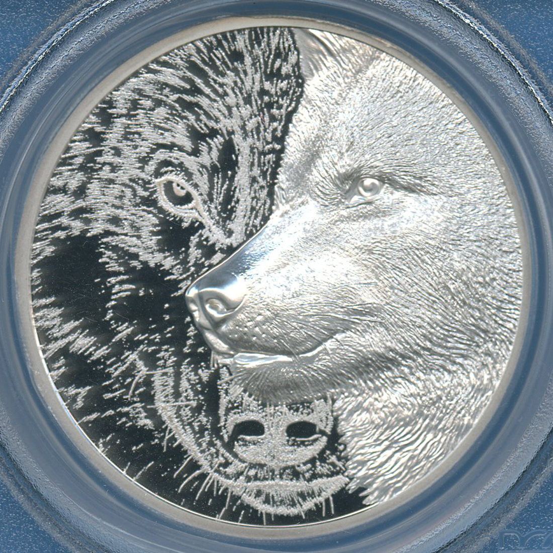 モンゴル 500トゥグルグ銀貨 1oz Mystic Wolf 2021 PR70DCAM/First Day of Issue/発行枚数2500枚♪