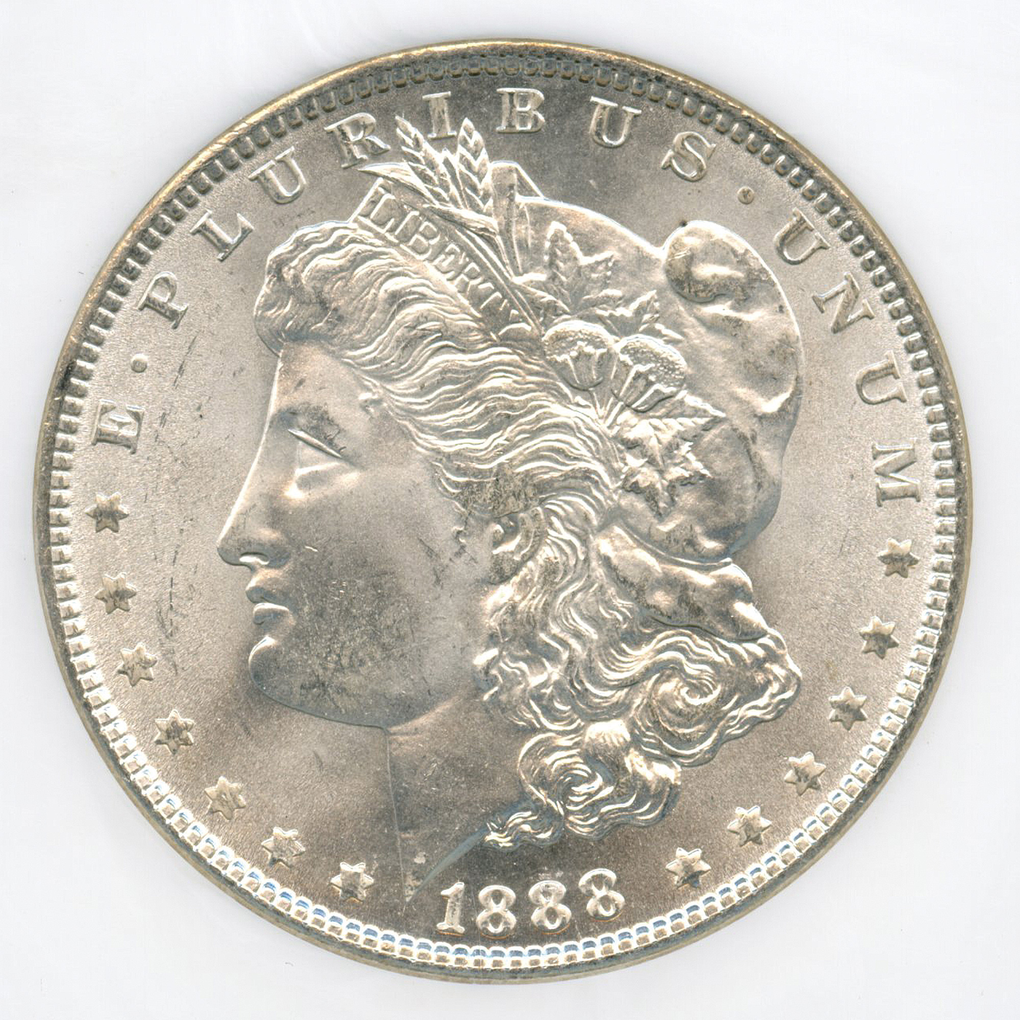 アメリカ 1ドル銀貨 (モルガンダラー) リバティー・ヘッド 1888S MS65