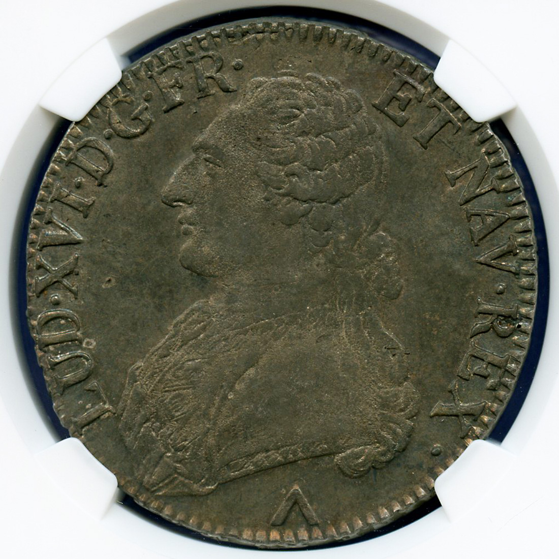 1699年フランス王国 ジュトン黄銅貨-