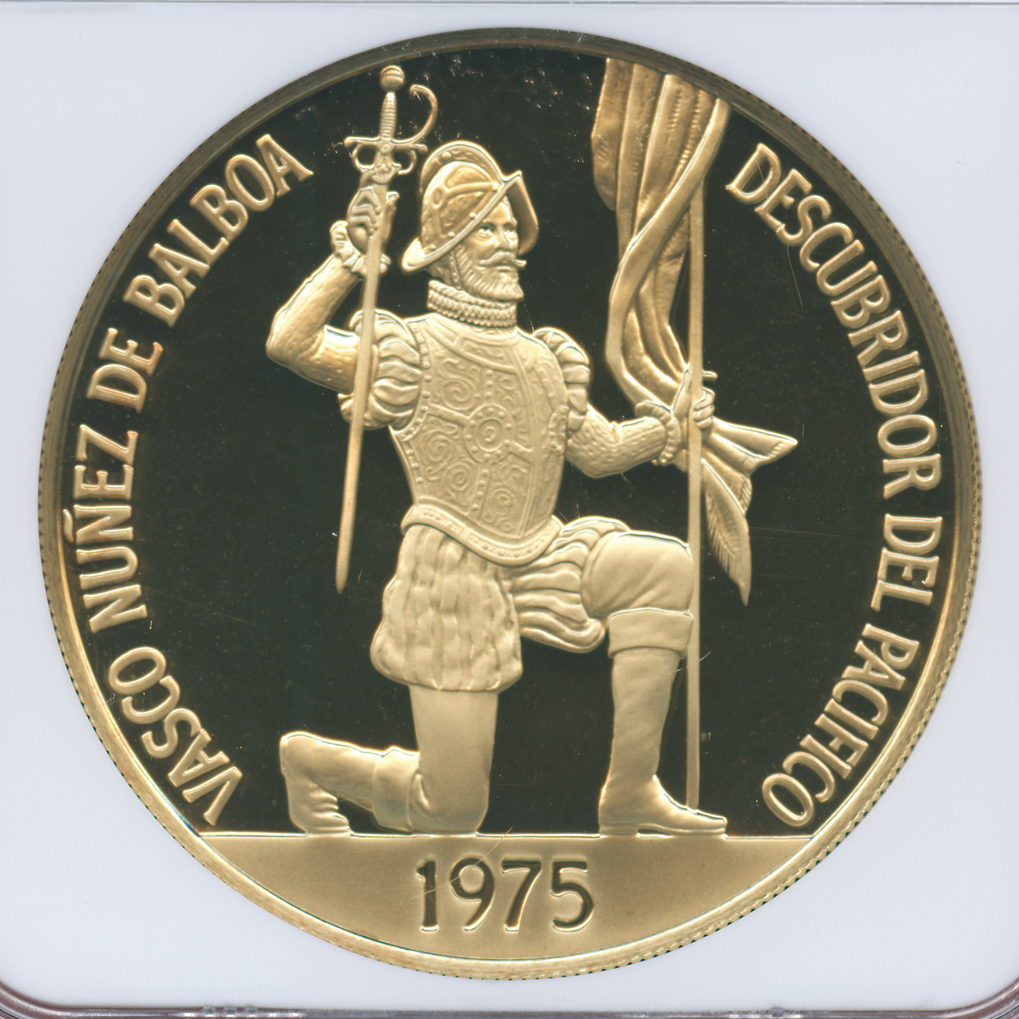 パナマ金貨 1975年初日鋳造版 100バルボア - 美術品/アンティーク