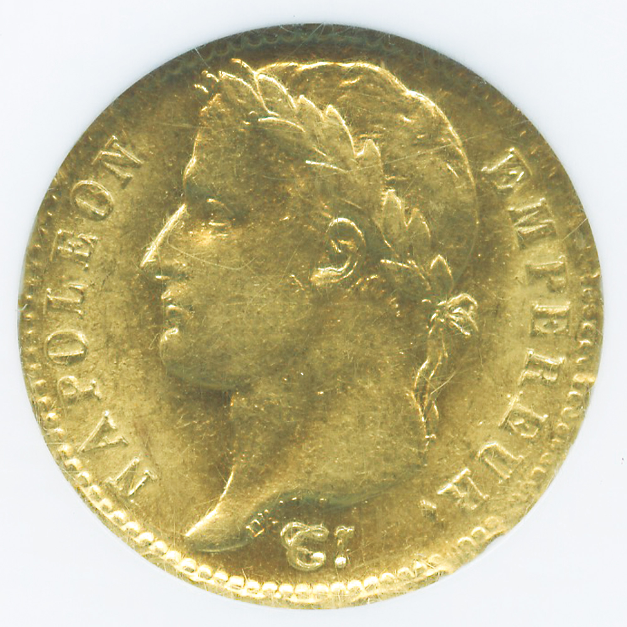 フランス 20フラン金貨 ナポレオン1世 有冠タイプ 1811 パリミント AU58