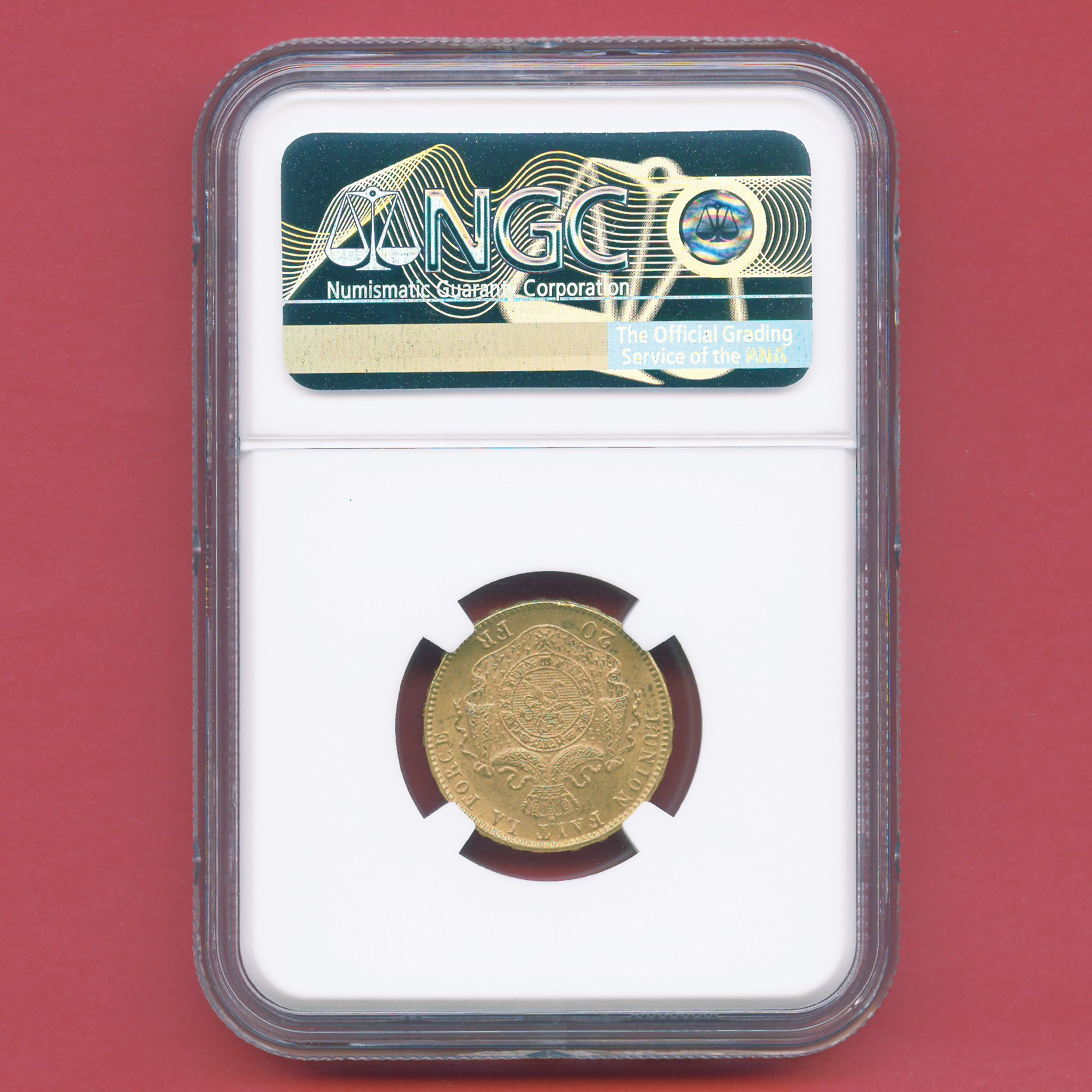 全コイン :: アンティーク :: ベルギー 20フラン金貨 レオポルド2世