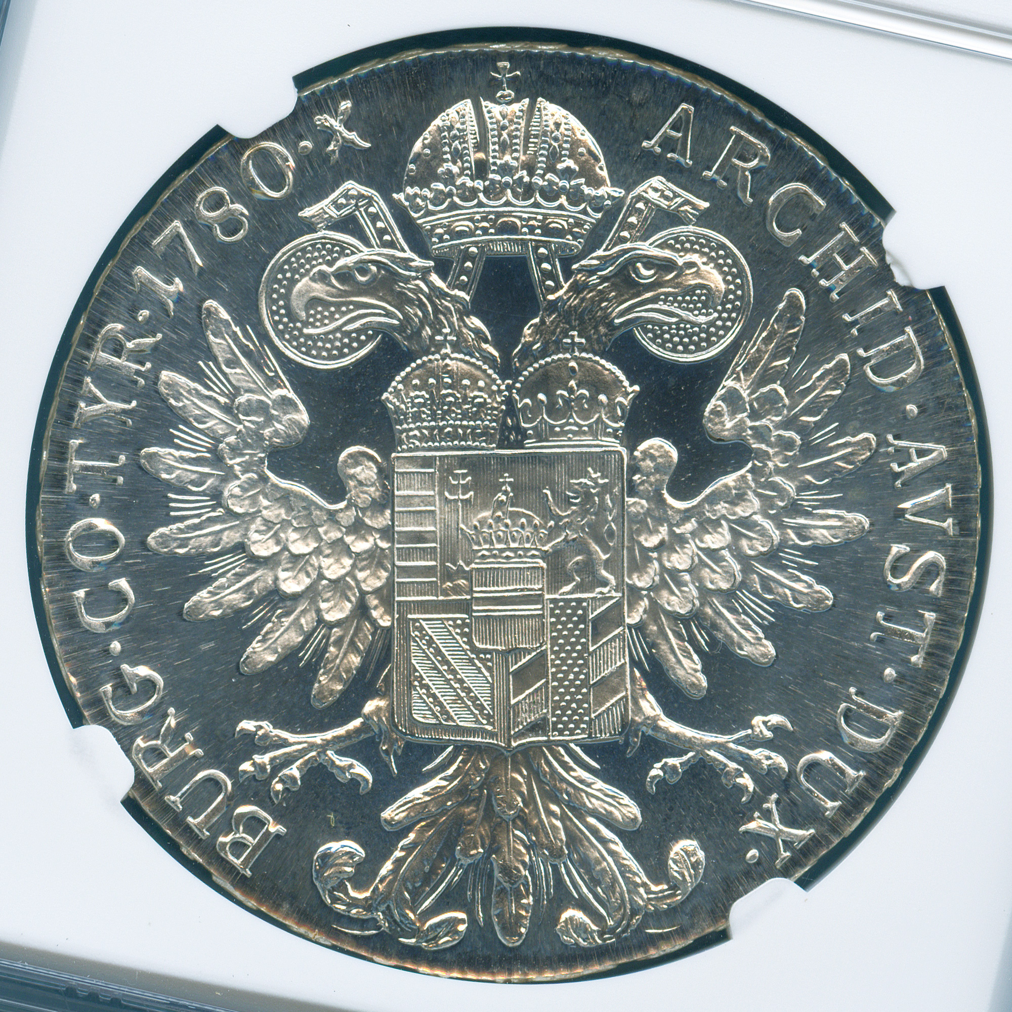 全コイン :: アンティーク :: オーストリア ターラー銀貨 マリア・テレジア モダン・リストライク (1780) 最高鑑定 PF69UC  MODERN RESTRIKE - アンティークコイン